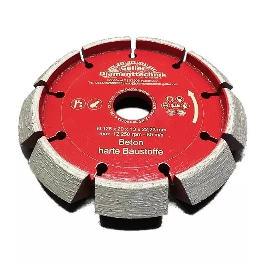 Diamant-Rissefräser Beton extra breit und hoch Premium 100-230mm