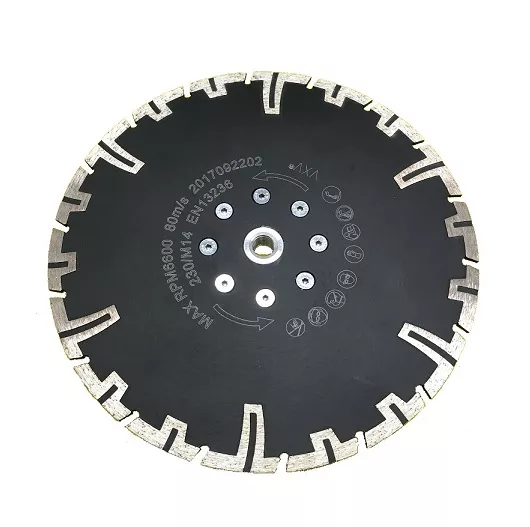 Diamanttrennscheiben-Set mit Flansch 2tlg. Beton Naturstein Premium 125+230mm