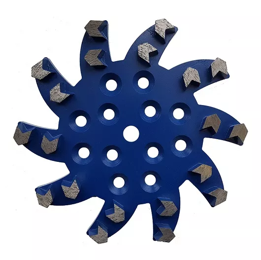 PKD-Split-Schleifteller Beschichtungen Bodenschleifteller Premium 250mm