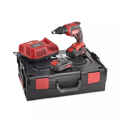FLEX Akku-Trockenbauschrauber DW 45 18.0-EC/2.5 Set (467146)
