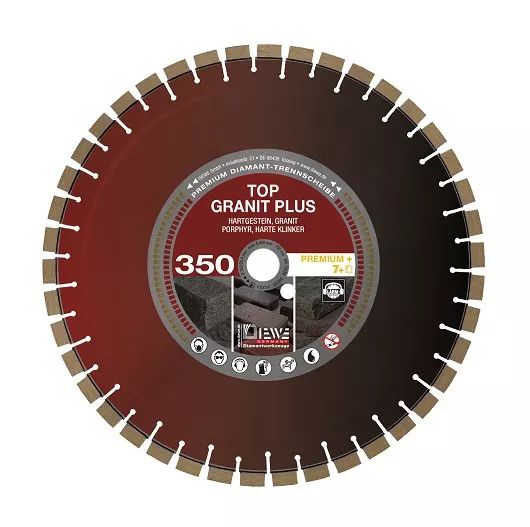 DIEWE Diamanttrennscheibe Top Granit SDW Pro Lärmreduziert Premium 300-400mm