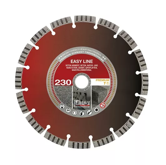 DIEWE Diamanttrennscheibe Easy Line Universal Premium 115-450mm
