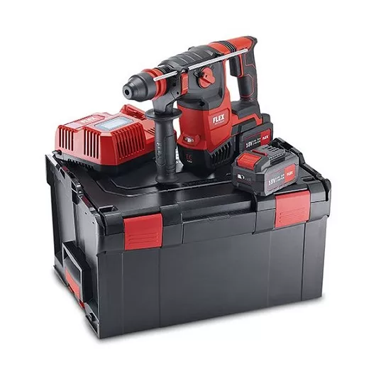 FLEX Akku Kombi-Bohrhammer CHE 2-26 18.0-EC/5.0 Set (478474)