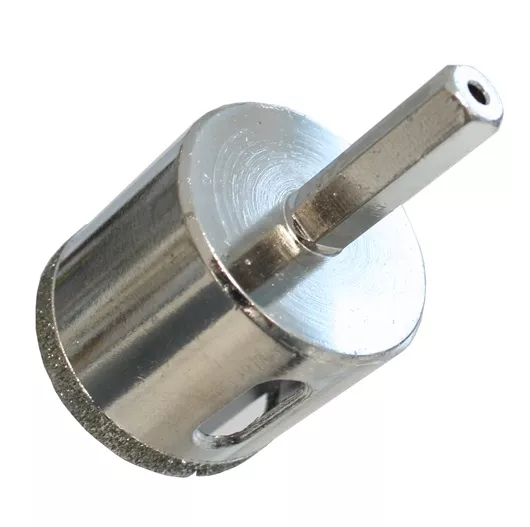 Diamantnassbohrkrone 1/4&quote; Glas Keramik Kacheln Profi 5-120mm