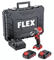 FLEX Kompakter 2-Gang Akku-Bohrschrauber DD 2G 18.0-EC LD/2.5 Set (519049)