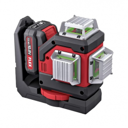 FLEX 360° Kreuzlinien-Laser mit Empfängermodus ALC 3/360-G/R 12 Set (532278)