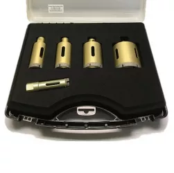 Bohrkrone M14 für Winkelschleifer-Set Feinsteinzeug Premium 6tlg. 20-68mm